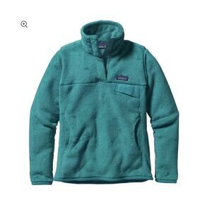 Patagonia Women S Snap-T Fleece Polartec Thermal Pro Pullover Teal GreenJacket